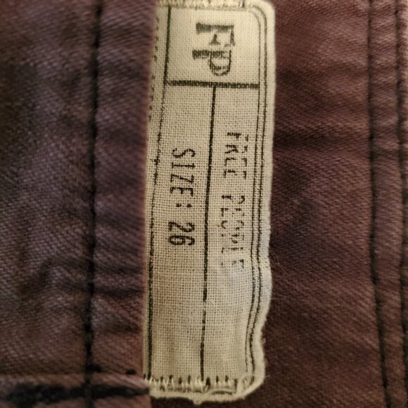 FREE PEOPLE WIDE LEG BLACK PANTS - Picture 2 of 2